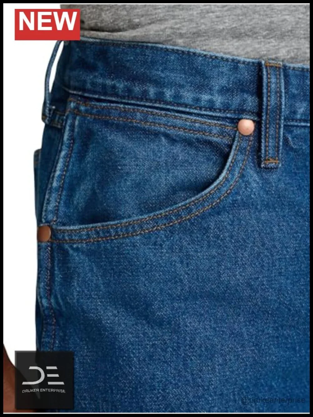Limited Edition Stranger Things Cowboy Jean Regular Fit Straight Leg 5-Pocket